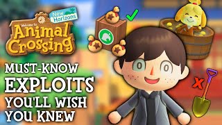 10 Exploits I WISH I Knew Sooner  Animal Crossing New Horizons [upl. by Clercq787]