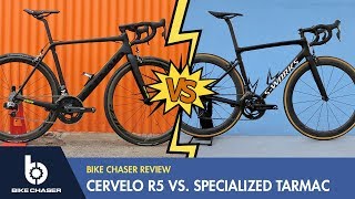 Cervelo R5 Review VS Specialized Tarmac [upl. by Nnyliak]