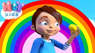 La chanson des couleurs 🌈 Comptine bébé en français  HeyKids [upl. by Lledroc216]