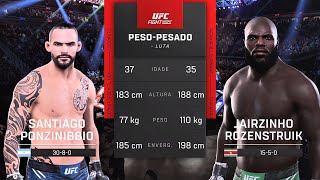 Santiago Ponzinibbio🇦🇷 vs Jairzinho Rozenstruik🇸🇷  Semifinal [upl. by Gherardi]