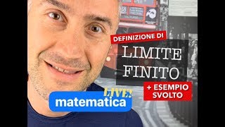 LIMITE FINITO AL FINITO limite finito x tendere a un valore finito limite di una funzione￼ [upl. by Namar]