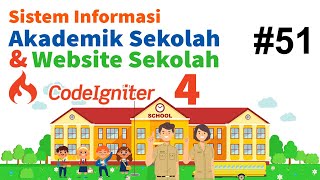 51 Membangun SIAKAD Sekolah Codeigniter 4  Rombel Siswa Part 1 [upl. by Neelsaj]