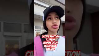 Cardi B Reaction To Trump Winning ‘24 Presidential Election‼️ [upl. by Frayda]