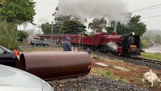 Steamrail Lilydale tour 2022 [upl. by Zehcnas318]