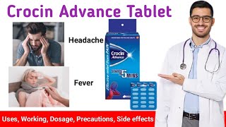 Crocin Advance Tablet Uses in Hindi  Crocin Advance 500 mg  Crocin Advance 650 [upl. by Eniluqcaj]