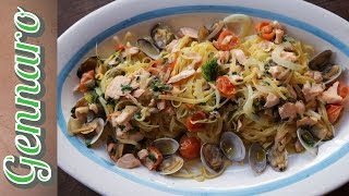 Salmon Tagliatelle [upl. by Modnarb]