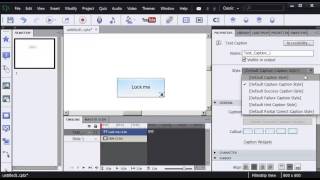 Adobe Captivate 701 New Lock Features [upl. by Acquah]