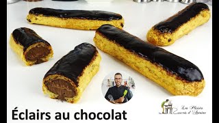 recette ÉCLAIRS AU CHOCOLAT [upl. by Jephum]