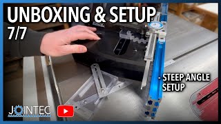 JOINTEC Unboxing amp Setup 7 of 7 setting the jig to a steep angle [upl. by Edmee]