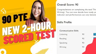 New 2hour PTE scored test  90 Overall Pearson Practice Test B [upl. by Bramwell]