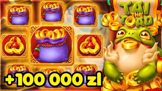 đź”ĄFANTASTYCZNE đź’° LEGENDARNA WYGRANA 100 000 ZĹ W POLSKIM KASYNIE ONLINE đź¸ TAI THE TOAD SLOT [upl. by Brodench596]