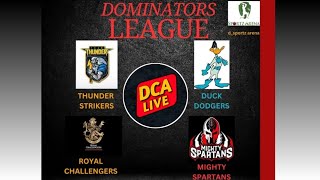 Duck Dodgers vs Royal Challengers  Final Match  Dominators League Season 3  DCA LIVE [upl. by Enyawal]