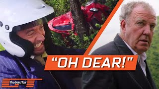 Richard Hammonds Chinese Hill Climb Crash in ThreeWheeled Car  The Grand Tour [upl. by Aiciram]