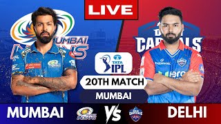 🔴 Live IPL Mumbai Indians Vs Delhi Capitals  Live Match MI vs DC  IPL Live Scores amp Commentary [upl. by Rossing865]