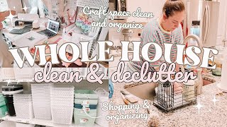 SUNDAY WHOLE HOUSE CLEAN amp DECLUTTER WITH ME Cleaning Motivation [upl. by Ranchod643]