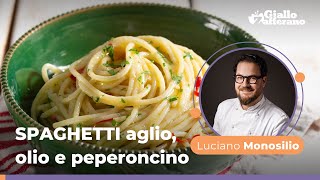 SPAGHETTI AGLIO OLIO e PEPERONCINO un primo piatto dalla semplice bontà😍🍝🧄🌶 [upl. by Cilka]