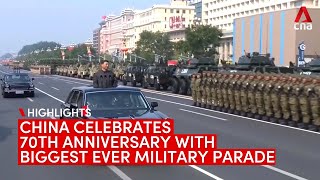 Highlights China celebrates 70th anniversary with biggest ever military parade [upl. by Ramgad345]