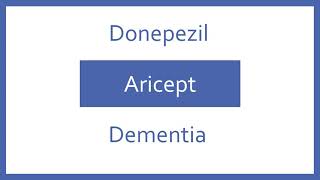 Donepezil Pronunciation  Generic Name Brand Name Indication Top 200 Drugs PTCB PTCE NCLEX Test [upl. by Judsen]