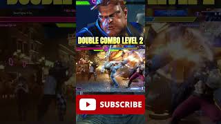 GUILE SF6 DOUBLE COMBO LEVEL 2 HIGH LEVEL GAMEPLAY スト6 sf6guile streetfighter [upl. by Ainaled]