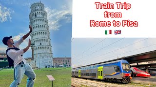 Rail  Train Journey From Rome to Pisa  हिंदी  اردو [upl. by Calvo]