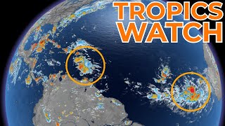 Tropics WATCH Live Is Hurricane Season Waking Up Tropics Update 2024 [upl. by Iretak]