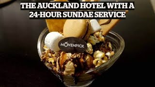 Aucklands new Mövenpick ice cream hotel has a 24hour sundae service  TRAVEL  STUFF TRAVEL [upl. by Farmann]