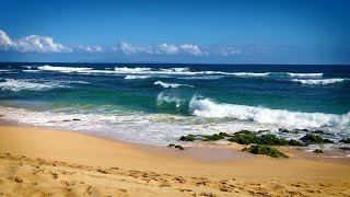 Ocean Sleep Sounds White Noise  Waves Crashing on Beach in Hawaii for Sleeping Relaxation [upl. by Yluj]