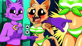 CATFEINE  I dont know why everyone is pressing my belly button  Poppy Playtime 3 Animation [upl. by Ik]