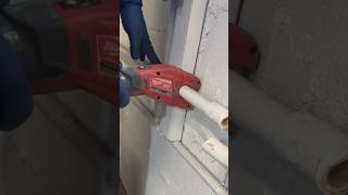 Quick and Easy CPVC Pipe Repair w a Ferrari View😱 plumbing diy plumber [upl. by Akiram]