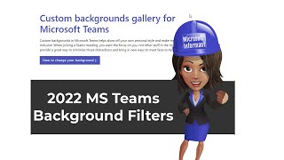 How to add Background Filters to Microsoft Teams [upl. by Aniloj838]