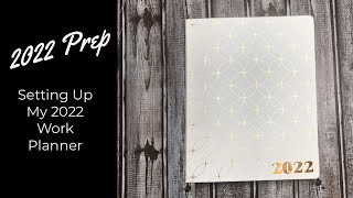 2022 Planner Setup  New Planner Prep  Erin Condren Softbound Hourly  Work Planner [upl. by Platt]