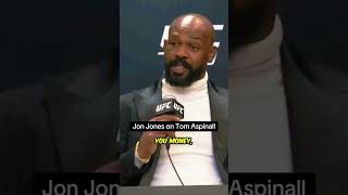 Jon Jones spoke about Tom Aspinall in the UFC309 press conference [upl. by Aihsinat754]