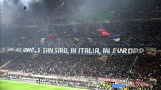 Inter Curva Nord Milano ⚫️🔵 Milan Inter COREOGRAFIA SECONDO TEMPO [upl. by Swarts]