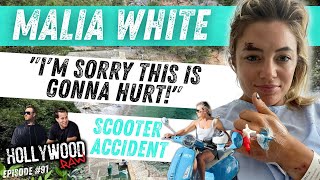 Raw Details of Malia Whites NearDeath Scooter Accident [upl. by Eltsirhc]