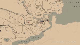 RDR2 Online  Snake locations for Daily Challenge [upl. by Ahgiel]