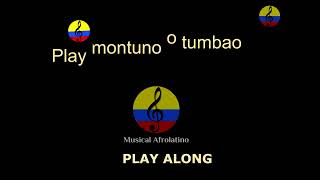 Piano Salsa montuno en modo mayor play along backing track XVII parte Bogotá 2024 [upl. by Bullion]