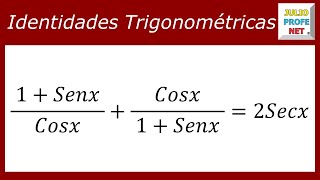 Demostración de identidades trigonométricas  Ejercicio 9 [upl. by Noni]