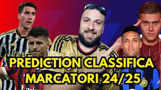 PREDICTION CLASSIFICA MARCATORI SERIE A 20242025 [upl. by Ecyrb132]