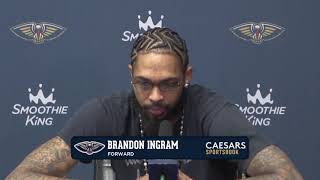 Brandon Ingram  PelicansNuggets Postgame 111524 [upl. by Bessie924]