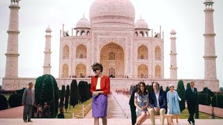 Queen Elizabeth Diana and William Visit Taj Mahal in India  Gingerline Media [upl. by Notyard]