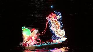 Newport Beach Christmas Boat Parade 2015 [upl. by Daenis]