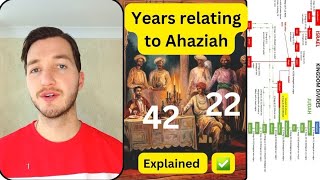 Ahaziah  2 Kings 826 amp 2 Chronicles 222 Proving no contradiction [upl. by Alyek]