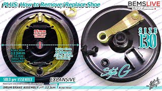 How to Remove amp Install an eBike Brake Shoe by BEMS [upl. by Gans]