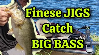 JIG Fishing with My NEW HANDING M1 ROD bassfishing fishingtipsandtricks [upl. by Katharyn]