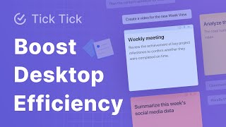 Use TickTick Sticky Notes to Make the Most of Your Desktop [upl. by Reinar]