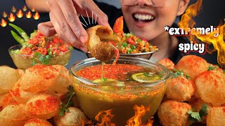 SPICY PANIPURI CHALLENGE  PANIPURI EATING CHALLENGE  INDIAN STREET FOOD  EATING VERY SPICY FOOD [upl. by Marybeth529]