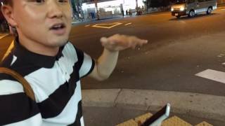 Freestyle rapping Osaka Japan 西成 [upl. by Bowra]