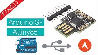 Attiny85 Unrecognized Device  Fixed  Quick Solution [upl. by Arrotal]