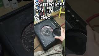 Cymatics Behind the Scenes Visualising Sound [upl. by Deny]