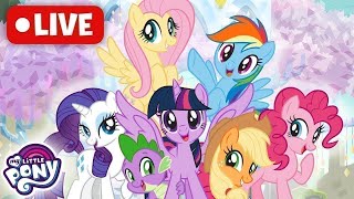 🔴 Friendship is Magic Best of Twilight Fluttershy Rarity Rainbow Dash and Applejack  FiM LIVE [upl. by Ymij]